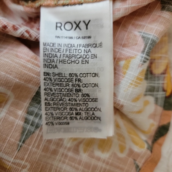 Roxy Floral A-Line Skirt - Orange and Yellow - Picture 5 of 8